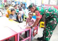 Bukan Sekadar Menjaga Wilayah, Babinsa Koramil 01/Siantar Utara Ikut Bangun Generasi Cerdas.