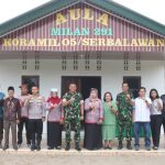 Kunjungan Kerja Sekaligus Peresmian Aula Serbaguna Koramil 05/Serbelawan Oleh Dandim 0207/Simalungun.