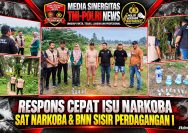 Respon Cepat Aduan Warga, Polres Simalungun dan BNN Sisir Lokasi Marak Narkoba di Perdagangan.