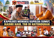 Duduk Sama Rata di Haul ke-17 TGB, Kapolres Simalungun Minta Doa Restu Jaga Kamtibmas.