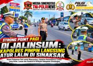 Aksi Nyata Kapolres Simalungun: Turun Jalan Atur Lalin Hingga Serukan War on Drugs di Jalinsum.