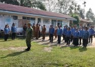 Upacara Hari Kesadaran Nasional di Dolok Panribuan, TNI dan Unsur Kecamatan Perkuat Sinergi.