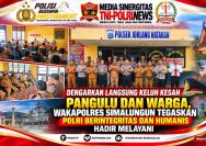 Tampung Aspirasi Warga Jorlang Hataran, Wakapolres Simalungun Respon Isu Narkoba hingga Pencurian Sawit.