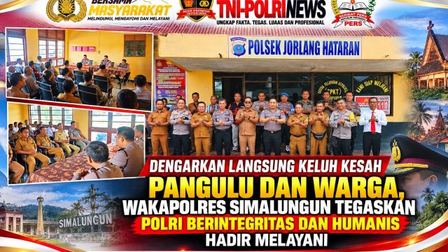 Tampung Aspirasi Warga Jorlang Hataran, Wakapolres Simalungun Respon Isu Narkoba hingga Pencurian Sawit.