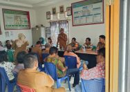 Perkuat Koordinasi Pemerintahan dan Pembangunan, Babinsa Koramil 16/Panei Tongah Hadiri Rapat Harungguan di Nagori Simbolon Tengkoh.
