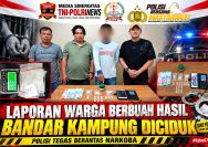 Operasi Sarang Narkoba, Polsek Dolok Batu Nanggar Ringkus Warga Bahung Huluan dan Sita 3,55 Gram Sabu.
