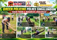 Wujudkan Lingkungan Asri dan Peduli Sesama, Polres Simalungun Gelar Program "Green Policing" dan Aksi Gotong Royong.
