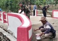 Jembatan Beton di Nagori Manik Hataran Rampung, Kodim 0207/Simalungun Perkuat Akses dan Konektivitas Warga.
