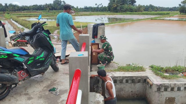 Jembatan Beton di Pamatang Gajing Rampung 100 Persen, Kodim 0207/Simalungun Perkuat Akses Warga dan Jalan Pertanian.