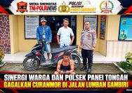 Gerak Cepat Warga dan Polsek Panei Tongah, Pelaku Curanmor Diringkus Dini Hari.