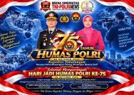 Hari Jadi Humas Polri ke-75, Kapolres Simalungun dan Ketua Bhayangkari Ucapkan Selamat: "Polisi Bersama Masyarakat, Menjaga Reputasi Polri".